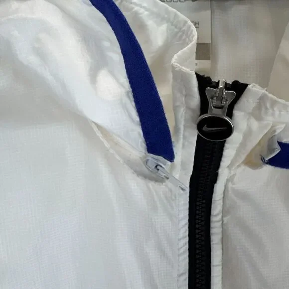 Nike Golf Convertible Hooded Jacket Vest White S Zip Up Long Sleeve Lightweight - Picture 4 of 11